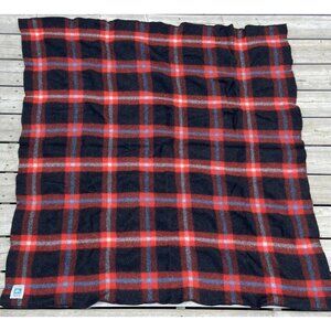 Ayers Rough Rider Plaid Red Tartan Throw Blanket